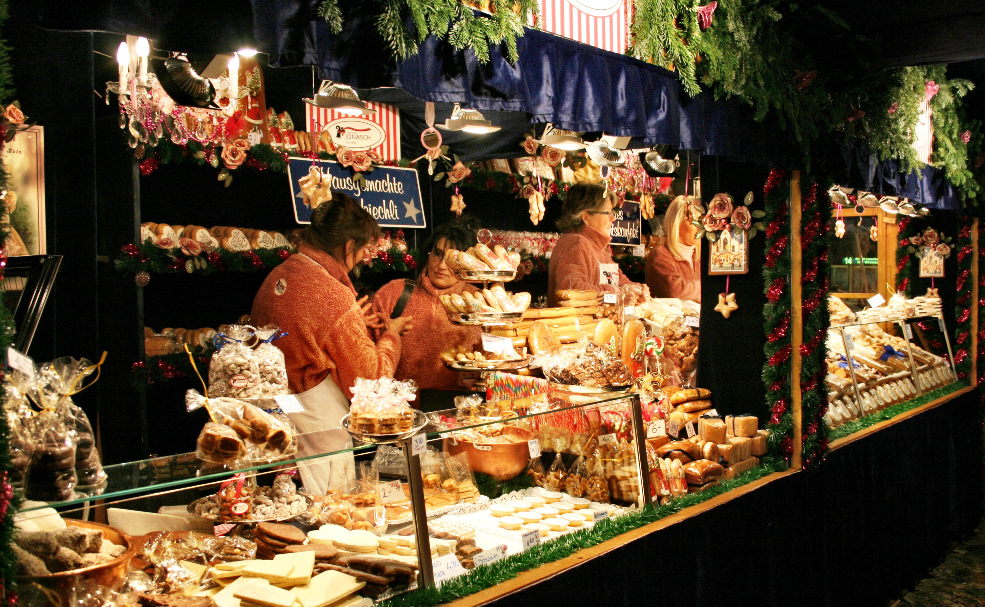 Christmas market booth, Basel