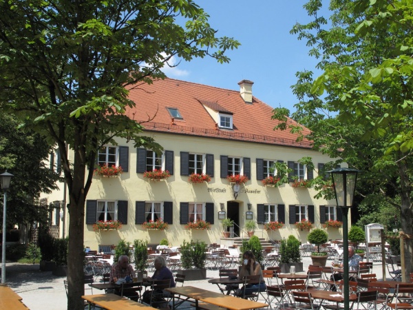 Aumeister beer garden, Englischer Garten, Munich